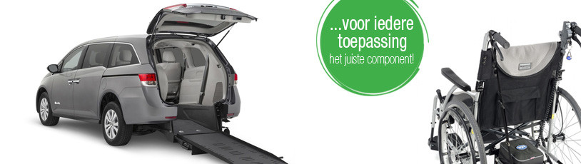 30.000 mechanische componenten voor fitness/revalidatie apparaten tot aangepast vervoer!