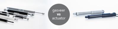 Kiezen tussen een gasveer en een actuator