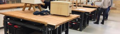 Nieuwe stabiele werktafel met Bansbach Easymotion