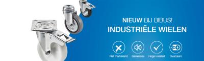 BIBUS introduceert innovatieve serie wielen voor diverse industriële toepassingen
