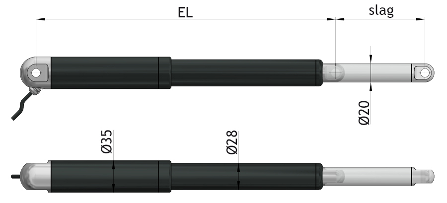 Afmetingen easyE-35