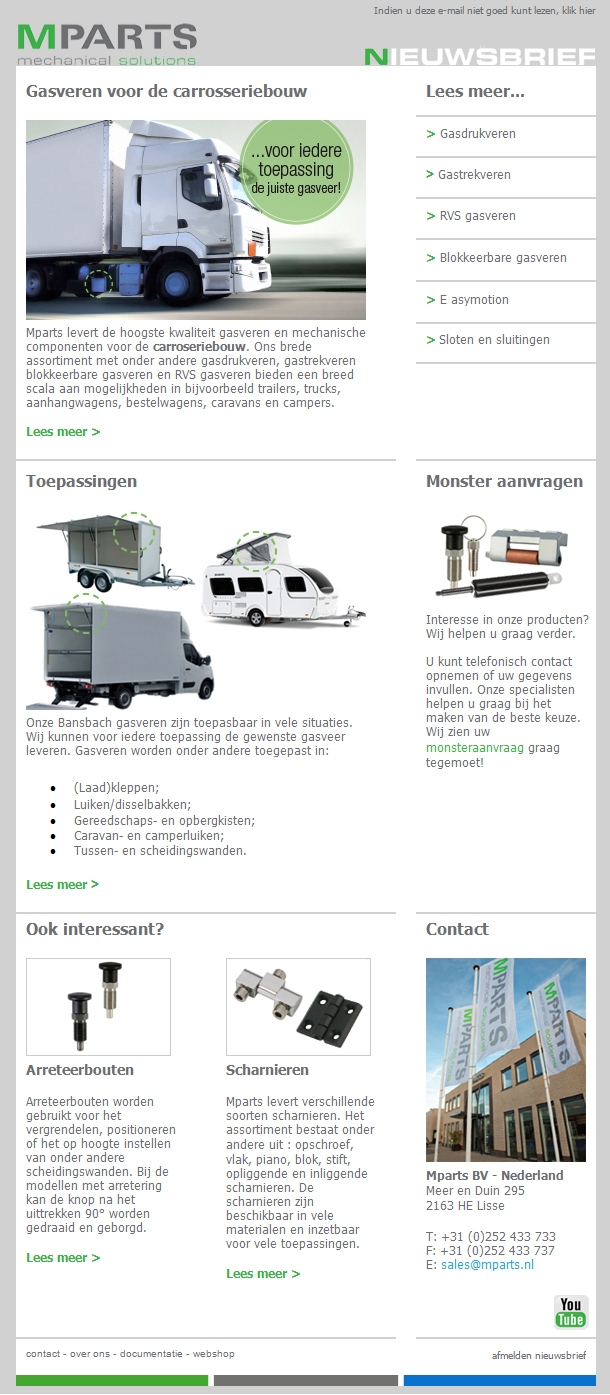 Target mailing Carrosseriebouw