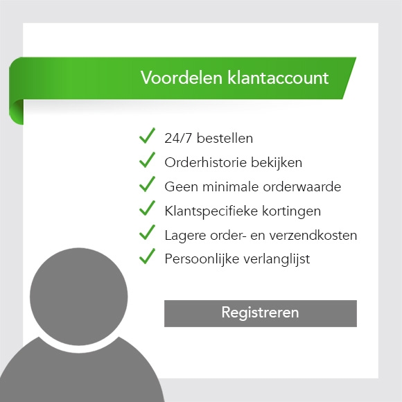 Voordelen klantaccount