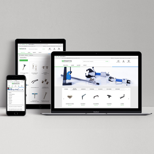 Mparts nieuwe website