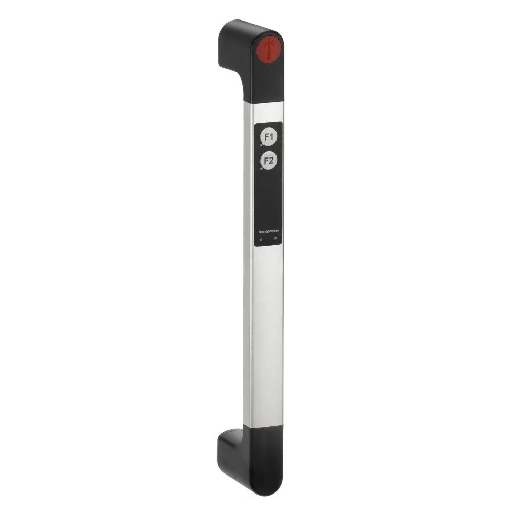 Met toetsenpaneel of in combinatie met een transponder of met geïntegreerde pneumatische klep