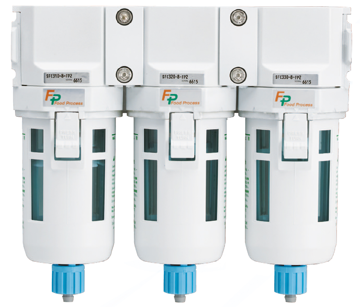 Serie van perslucht conditionering