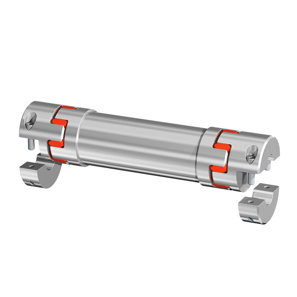 GWE Z5106.1 - Type met tussenas en deelbare klembussen
