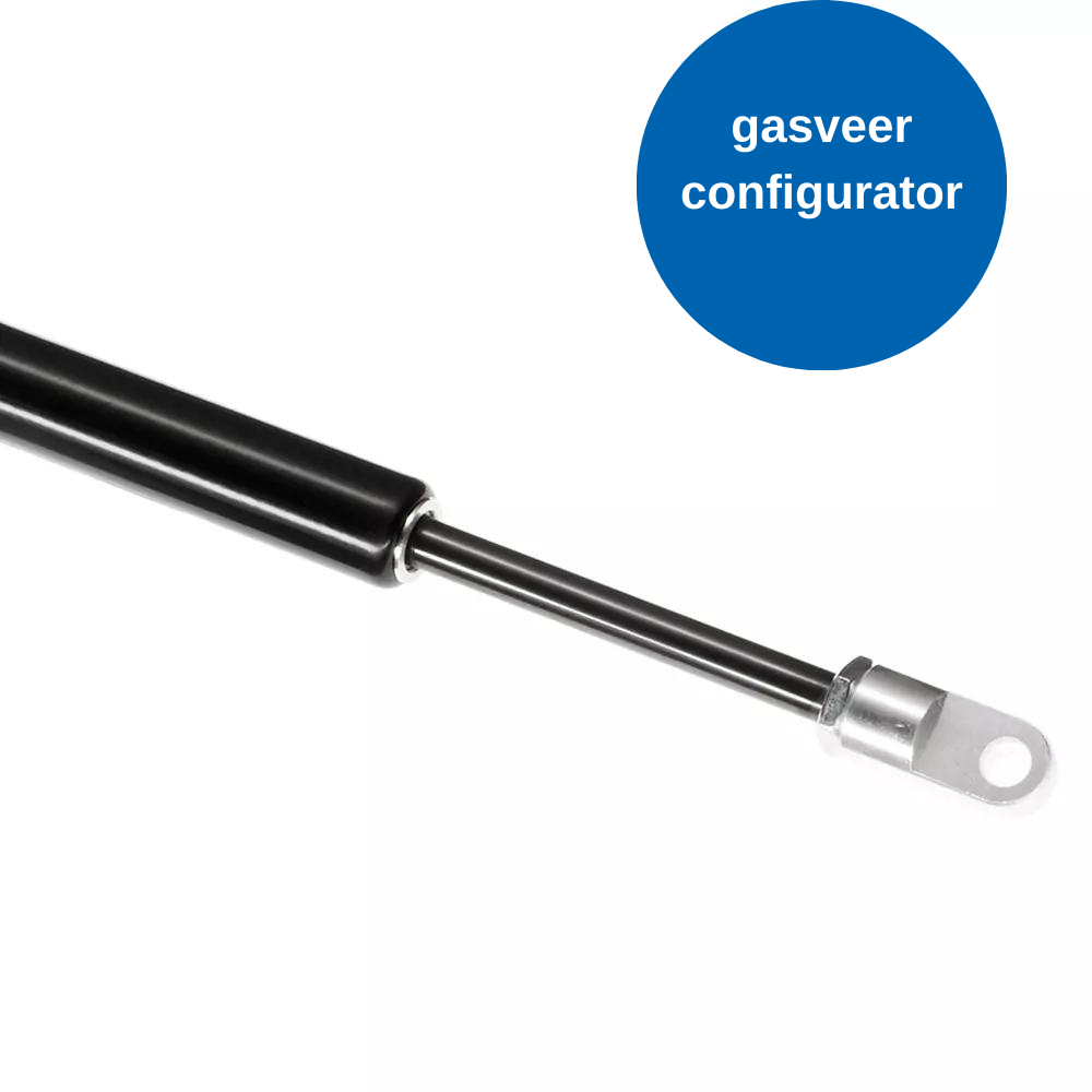 Configureer zelf eenvoudig de juiste gasveer voor uw toepassing (2D)