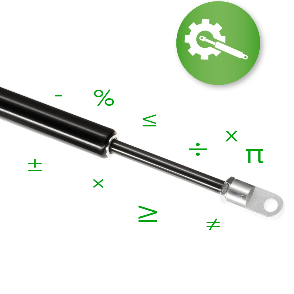 Creëer en download direct een <b>2D/3D-CAD bestand</b> van uw gewenste gasveer
