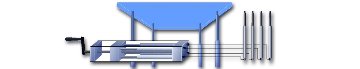 Hydraulic height adjustment