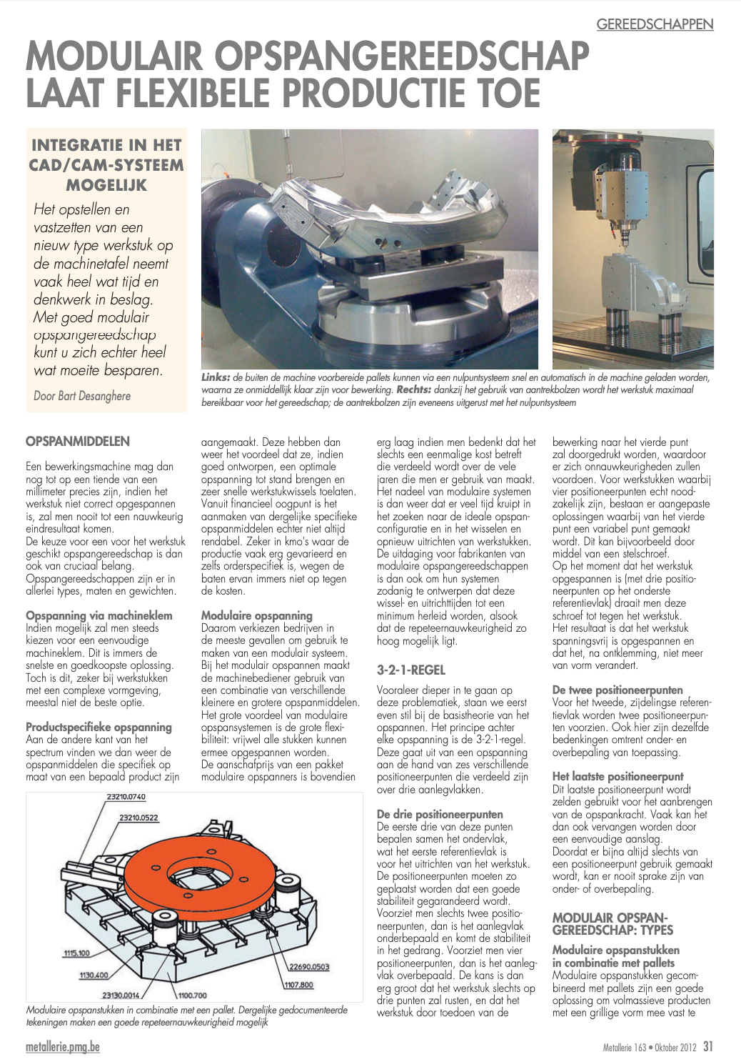 Modulair opspangereedschap laat flexibele productie toe 