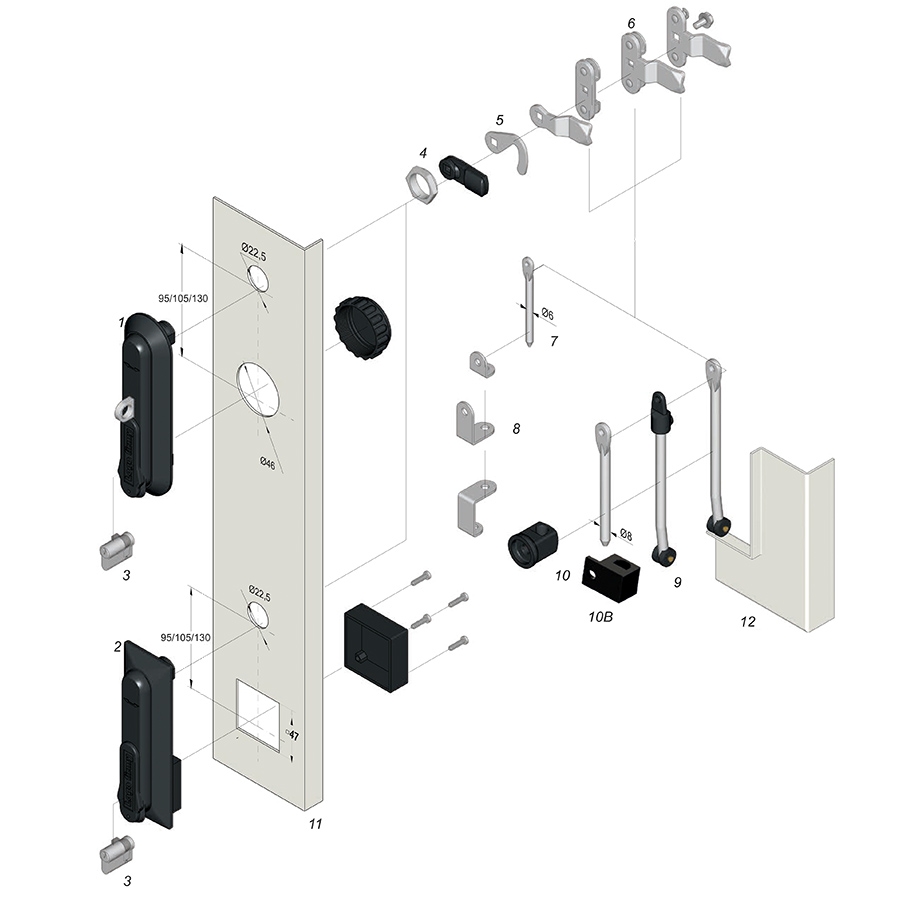 Sluitsystemen 95-105-130