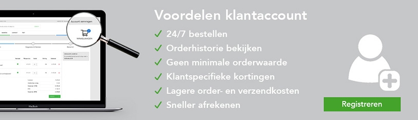 Voordelen klantaccount