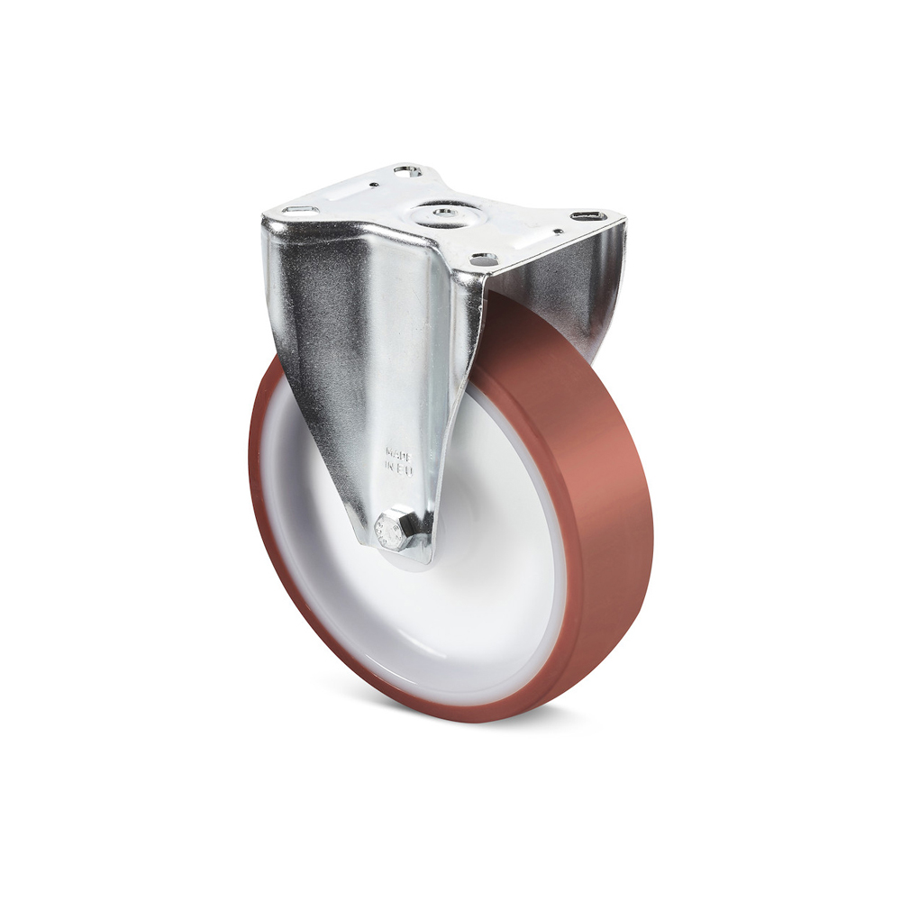 PA6/PU bokwiel met vaste gaffel
