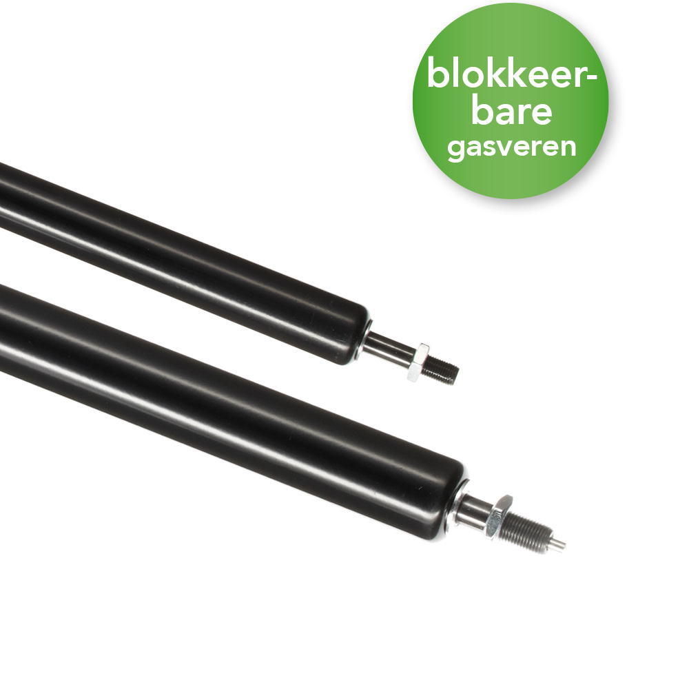 Configureer de juiste <b>blokkeerbare gasveer</b> voor uw toepassing